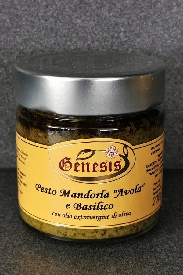Genesis Pesto Mandorla "Avola" & Basilico (Mandelpesto) 200g